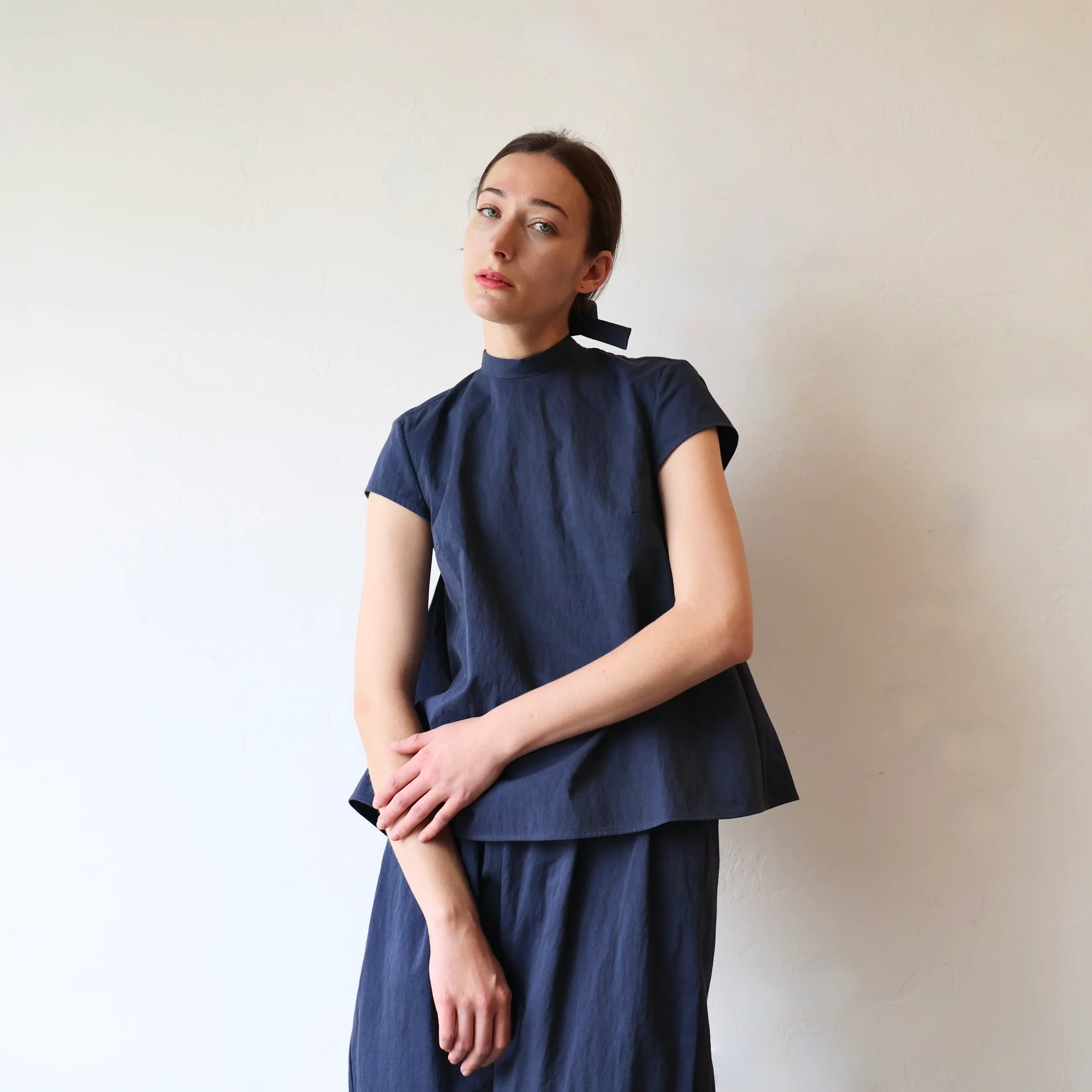 Eleph Bow Top - Navy